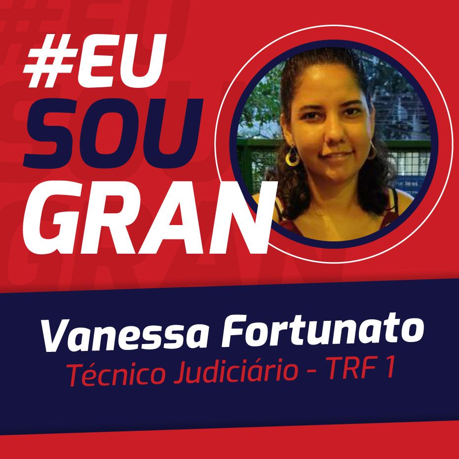 Vanessa Fortunato decidiu estudar para concursos e foi aprovada no TRF 1