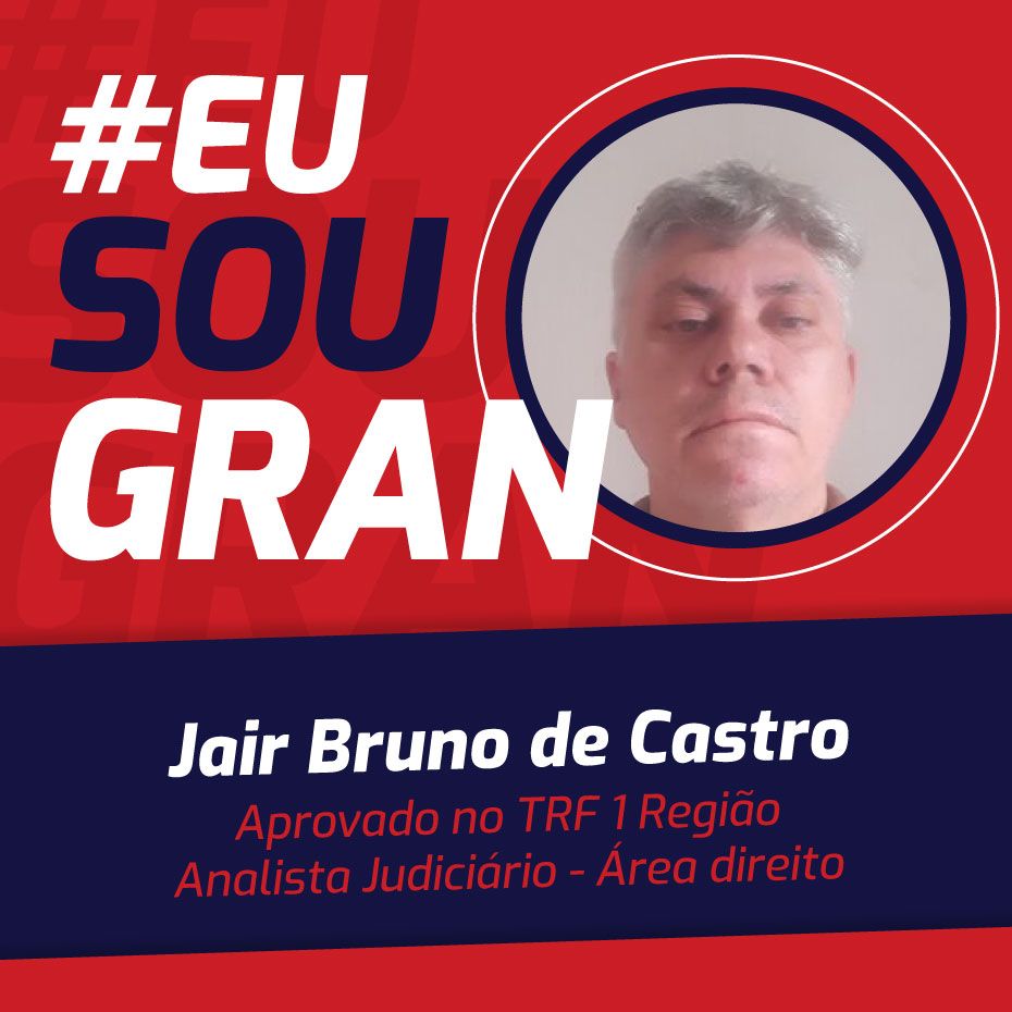 Para ter estabilidade, Jair Bruno resolveu estudar para concursos