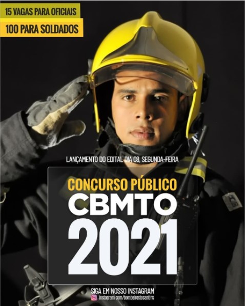concurso bombeiros tocantins lançamento do edital 2021