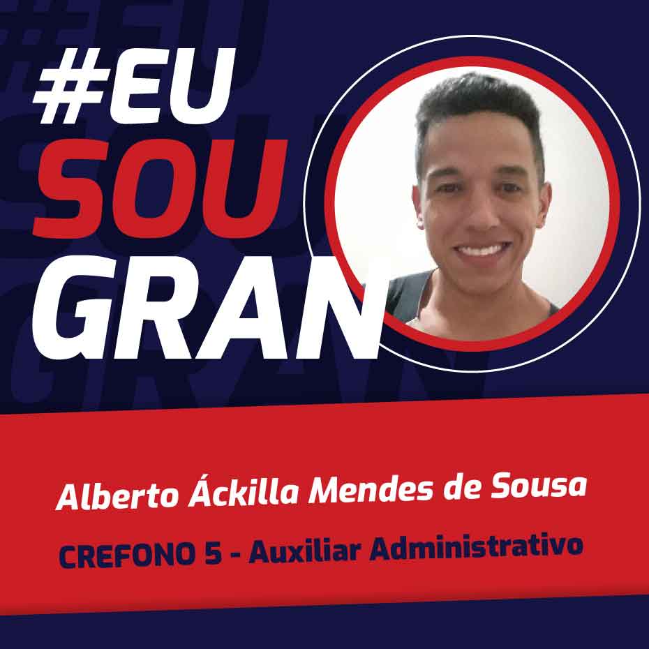 Alberto Áckilla conquistou a aprovação no concurso CREFONO 5