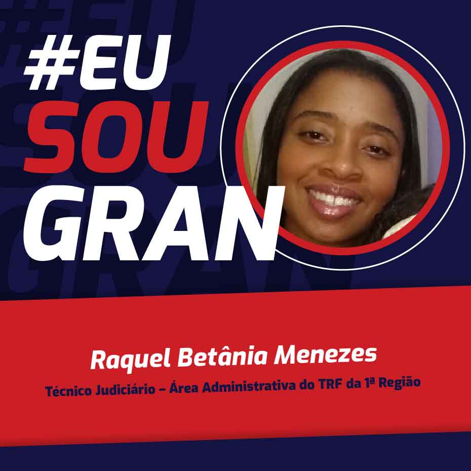 Conheça a história da Raquel Betânia, aprovada nos concursos do TRF 1 e TJMG