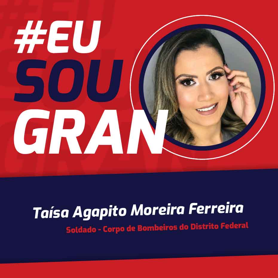 Taísa Agapito conquistou a aprovação no concurso CBMDF