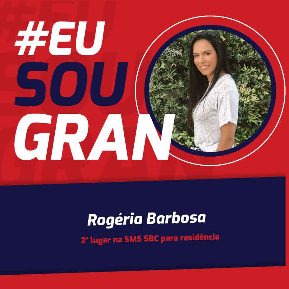 Conheça Rogéria Barbosa, aprovada em 2° lugar pela SMS-SBC!
