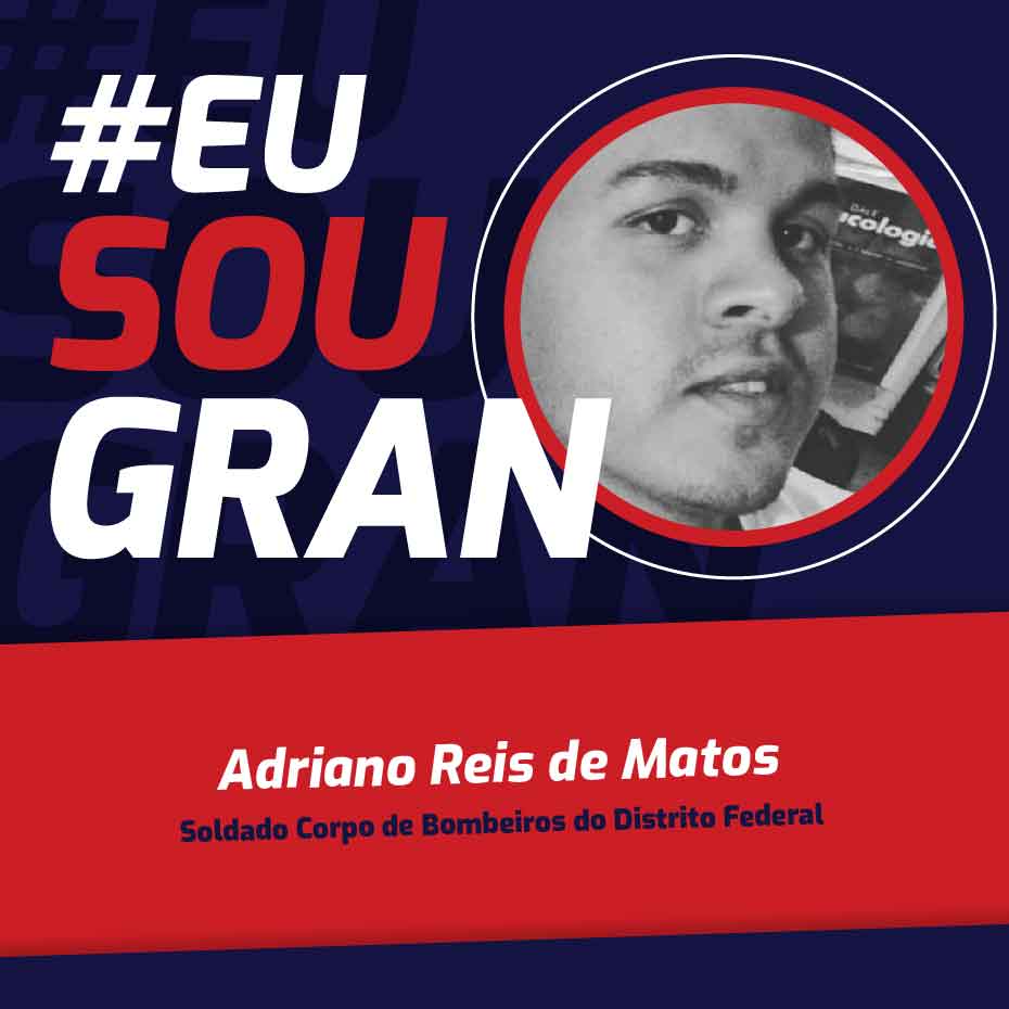 Adriano conquistou a aprovação no concurso do CBM DF