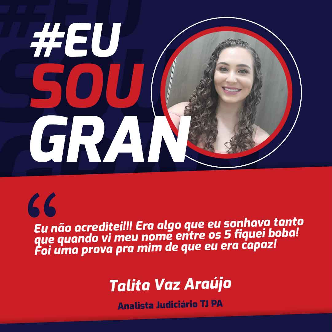 Conheça Talita Araújo, aprovada para o cargo de Analista Judiciário!