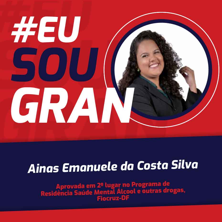 Conheça Ainas Emanuele da Costa aprovada em 2° lugar pela Fiocruz!