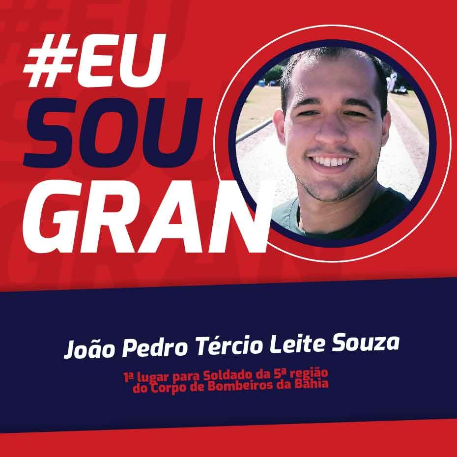 João Pedro foi aprovado no concurso Bombeiro BA em 1º lugar