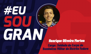 Henrique Oliveira estudou aproximadamente 4 meses e foi aprovado no concurso CBMDF