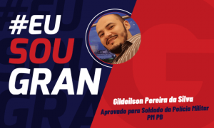 Aprovado no concurso PM PB: conheça Gildeilson Pereira!