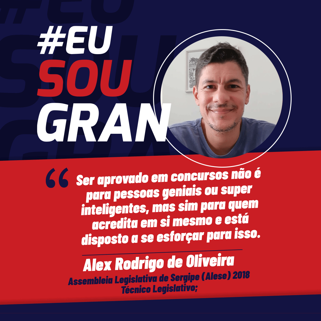 Alex Rodrigo, aprovado no Concurso Alese! Veja!