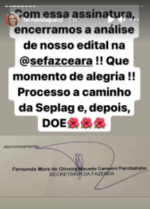 Concurso Sefaz CE: secretária assina edital