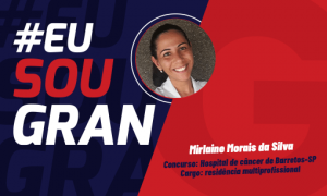 Residências: Mirlaine da Silva foi aprovada no hospital de câncer de Barretos SP