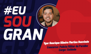 Concurso PM PB: Ygor Henrique foi aprovado para o cargo de Soldado