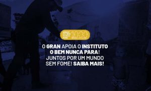 Conquistamos o selo do Instituto o Bem Nunca Para!