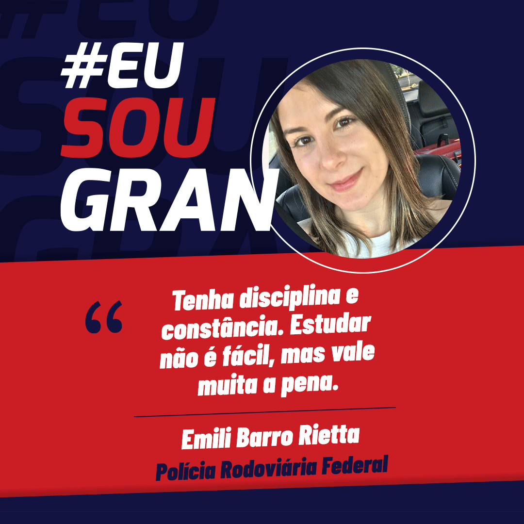 Veja a história de Emili Rietta, aprovada no concurso PRF!