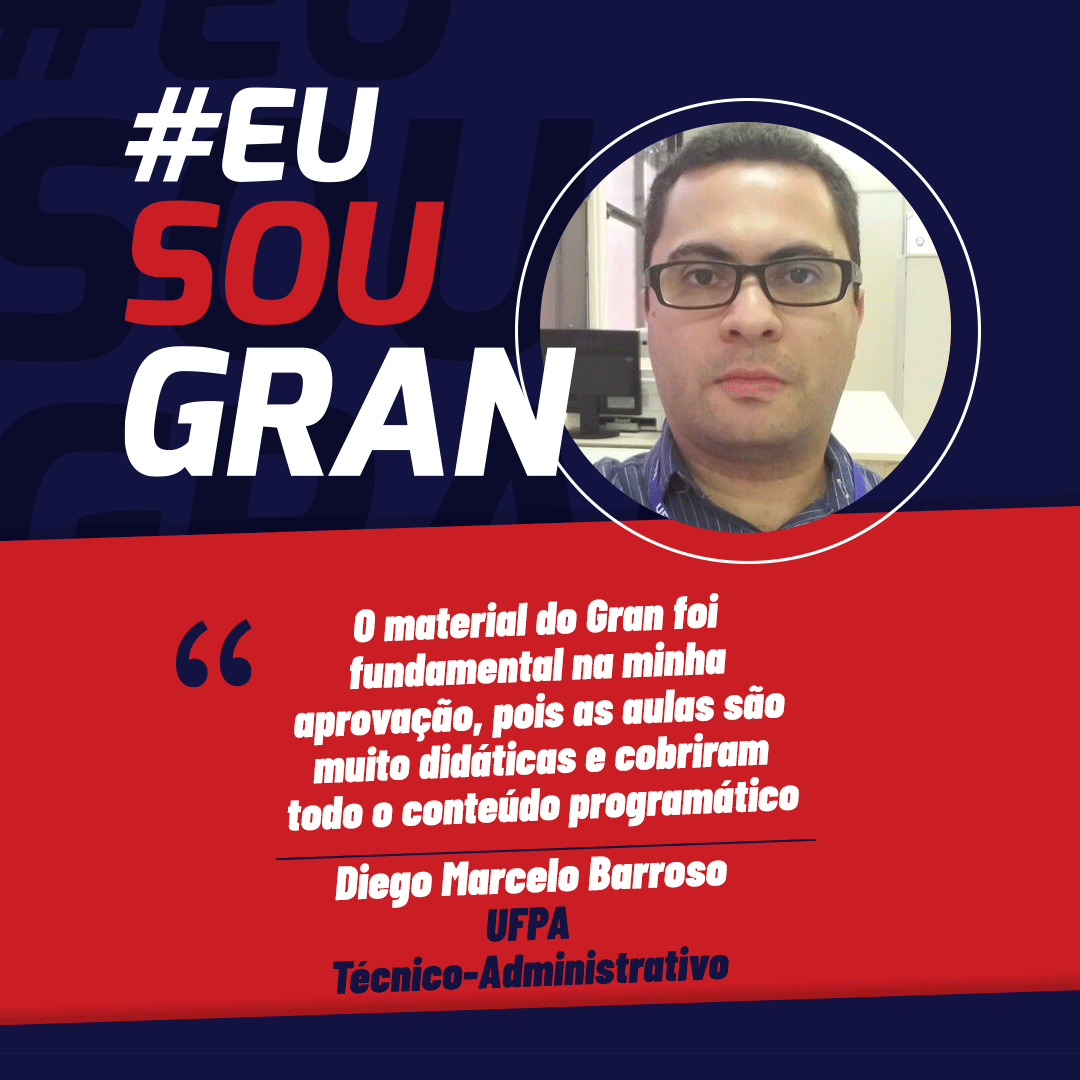 Ele persistiu e conseguiu a tão sonhada vaga no cargo público