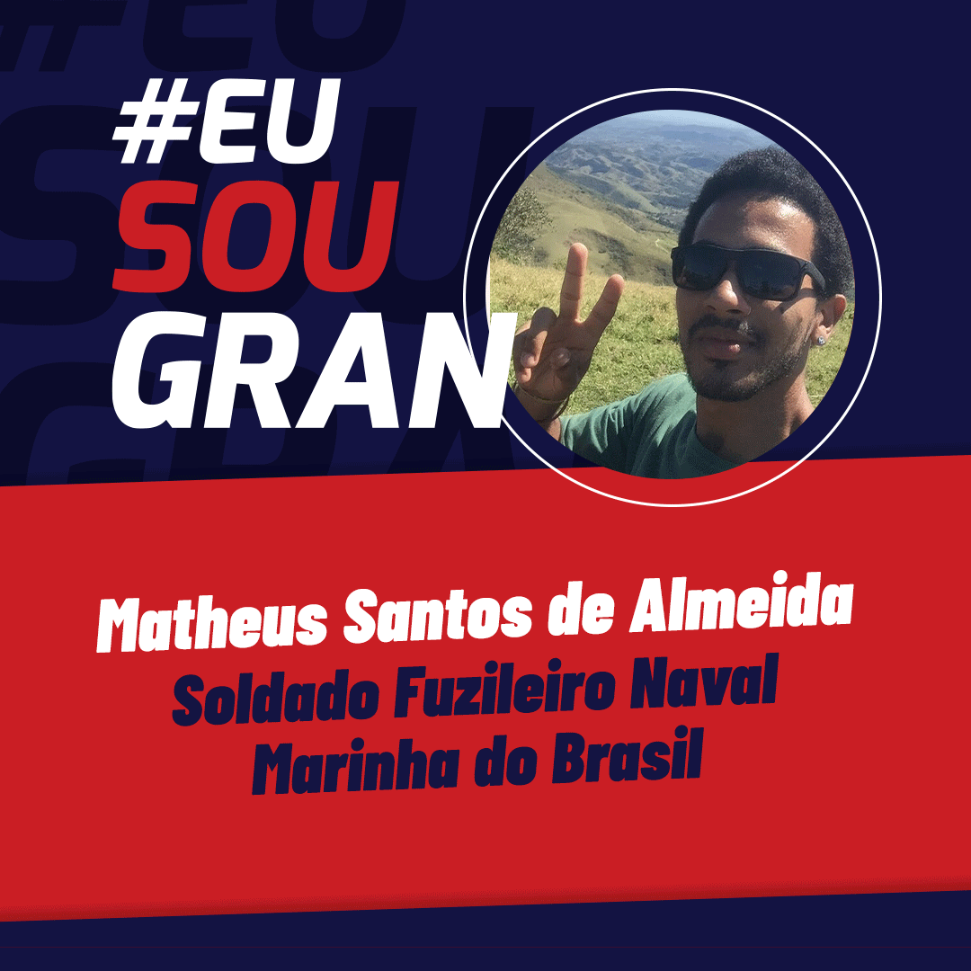 Matheus Santos foi aprovado na Marinha do Brasil
