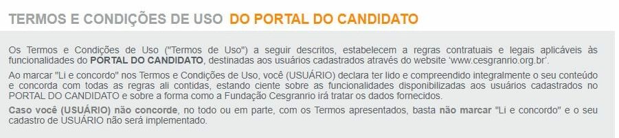 Concurso Banco do Brasil: termos e condições de uso para inscrição