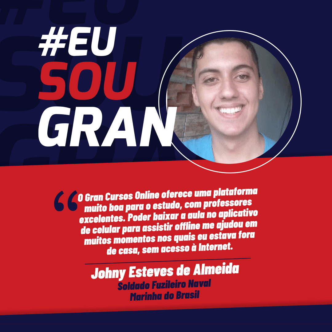 Conheça a história de Johny Esteves, aprovado no concurso da Marinha