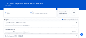 Concurso TJ SP: plano de estudo para o certame de 2021.