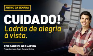 Cuidado! Ladrão de alegria à vista.