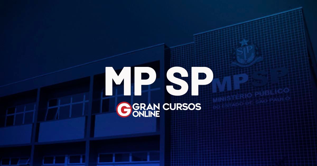 MP/SP – Ministério Público do Estado de São Paulo – Oficial de