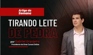 Tirando leite de pedra