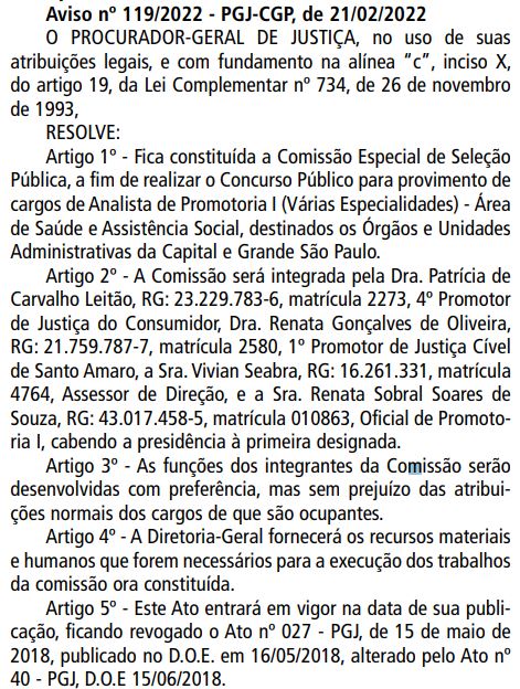 Concurso MP SP: Urgente! assinado contrato com organizadora e