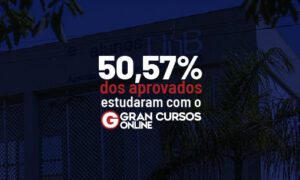 Resultado FUB: 50,57% dos aprovados estudaram com o Gran
