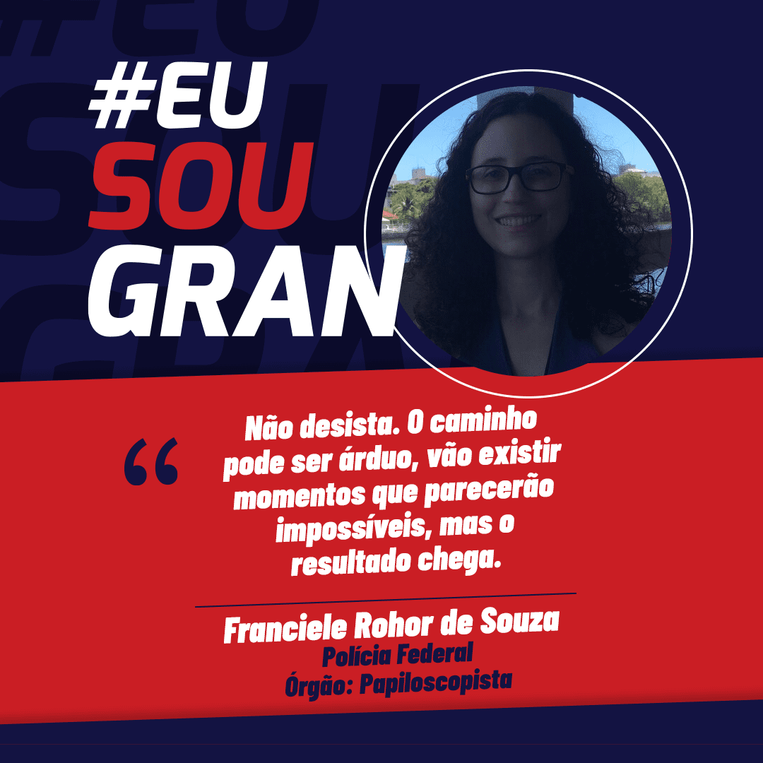 Conheça a história de Franciele, aprovada no concurso da PF!