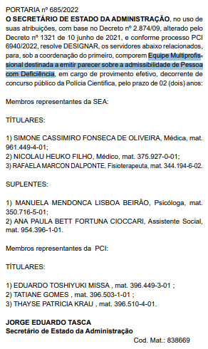 Edital Convocação Comitê Catarinense de Peritos Oficiais 23/06