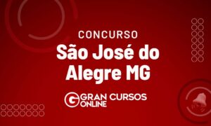 Concurso São José do Alegre MG: edital retificado!
