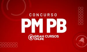 Concurso PM PB: comissão formada! Veja