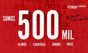 Somos 500 mil alunos, histórias, carreiras, sonhos, vidas