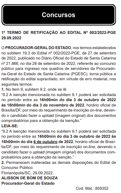 Publicados resultados finais de concursos da PGE, SSP e Detran by as  Atual - Issuu