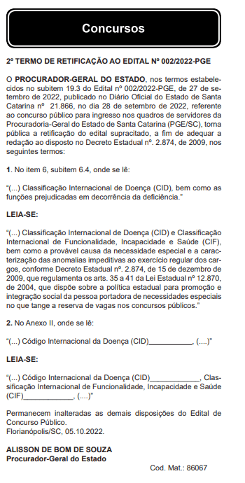 Publicados resultados finais de concursos da PGE, SSP e Detran by as  Atual - Issuu