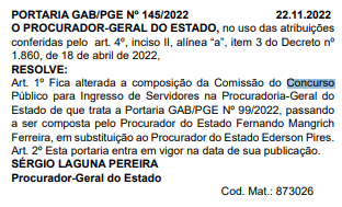 Publicados resultados finais de concursos da PGE, SSP e Detran by as  Atual - Issuu