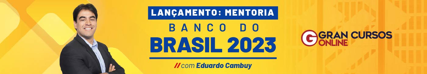 Concurso Banco do Brasil 2023: banner da mentoria com o professor Eduardo Cambuy