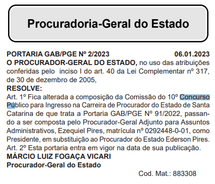 Publicados resultados finais de concursos da PGE, SSP e Detran by as  Atual - Issuu