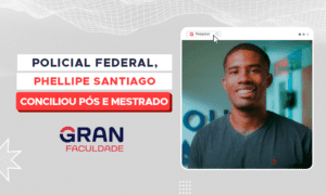 Policial Federal, Phellipe Santiago conciliou pós e mestrado