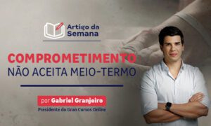 Comprometimento não aceita meio-termo