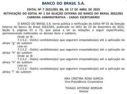 Concurso BB: saiu lista de classificados para escriturário - Acre Agora 