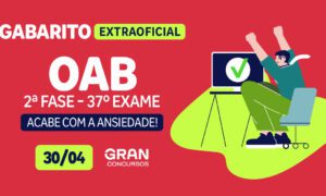 Gabarito OAB Extraoficial: 2ª Fase do XXXVII (37º) Exame; VEJA