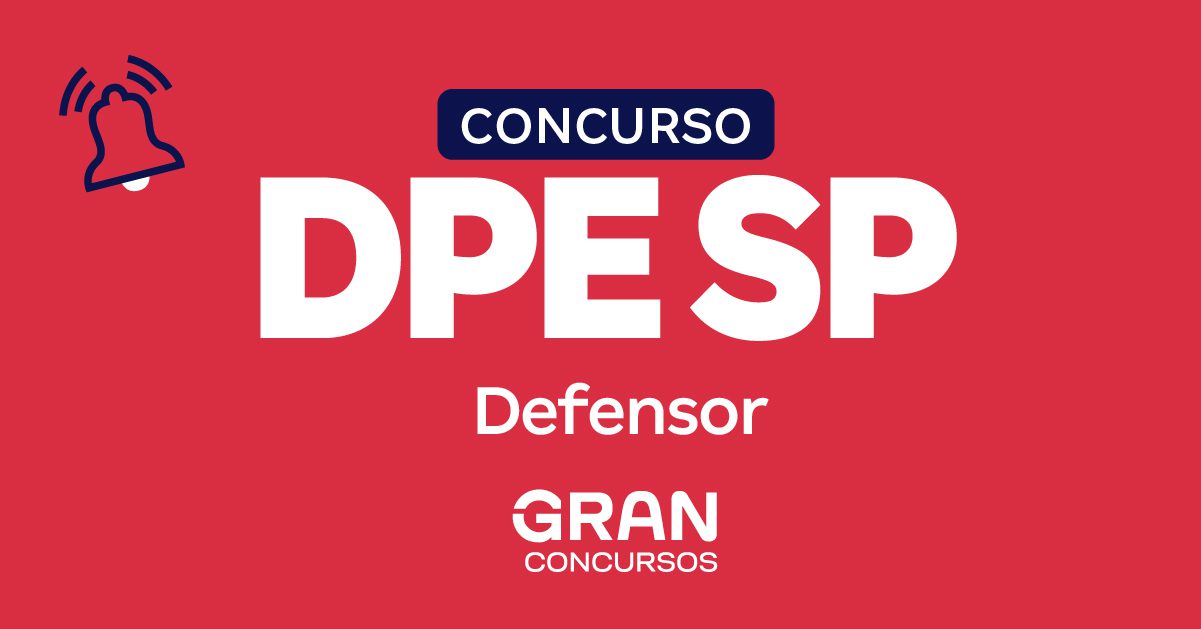 Concurso DPE SP Defensor (SP)