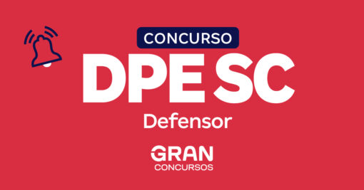 Concurso DPE SC Defensor: banca definida. Edital em breve!