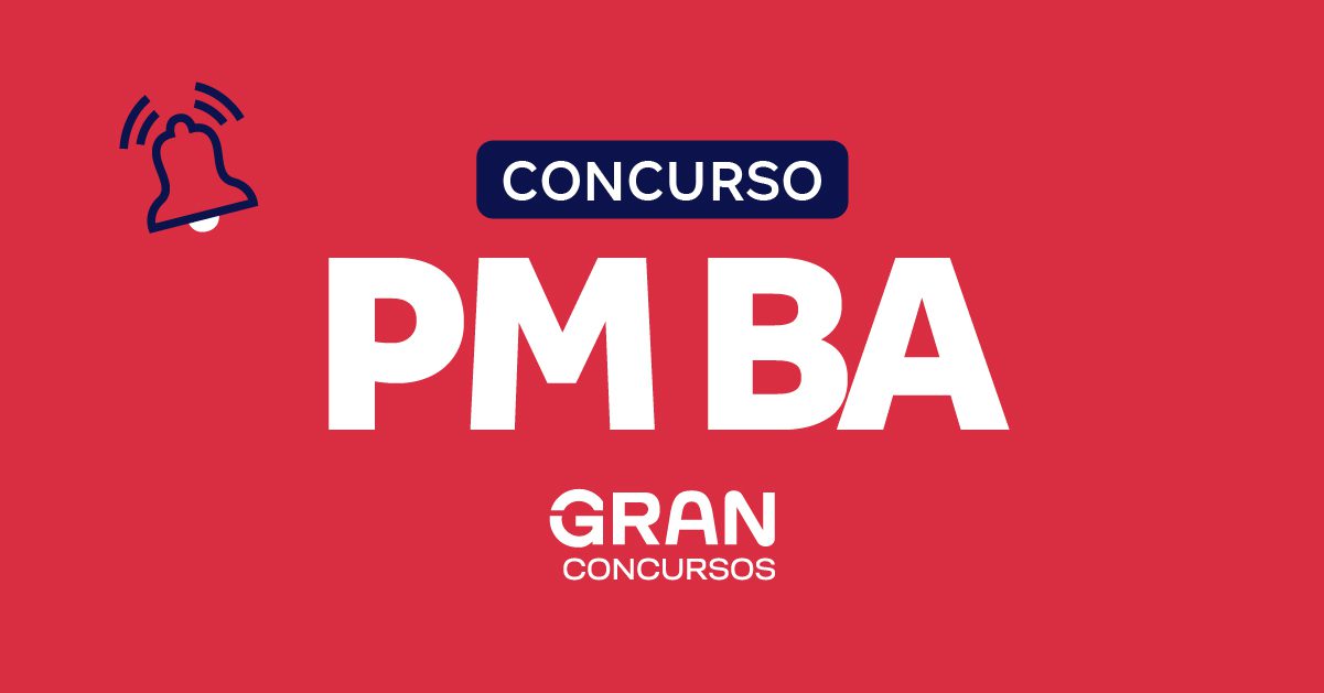 Concurso da Polícia Militar da Bahia PM BA Edital Publicado 124320