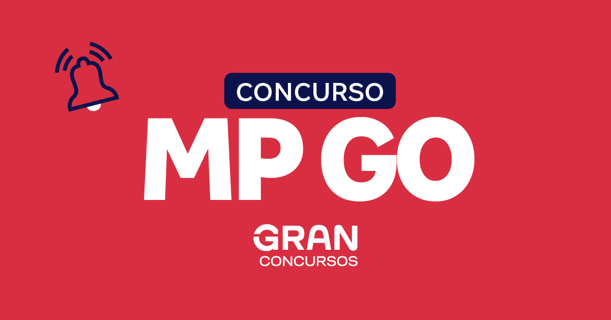 Edital MP GO publicado! Inicial de R$ 10,4 mil. Confira!