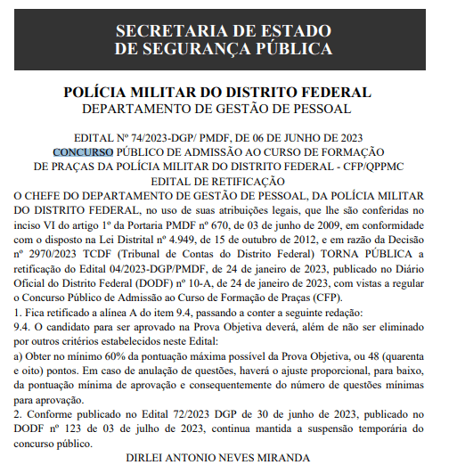 Concurso Seplag MG: novo edital avança mais uma fase; veja!