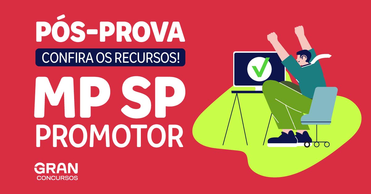 Concurso MP SP Promotor: gabarito oficial é divulgado