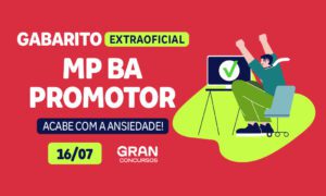 Gabarito MP BA Promotor extraoficial: faça a correção da prova